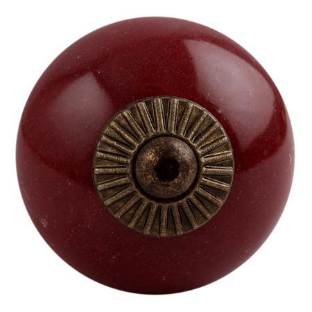 Solid Cherry Antique Fitting Cabinet  Knob